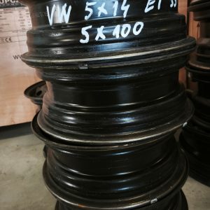 VW ORIGINÁL OCELOVÉ DISKY 5x14 5x100 ET35